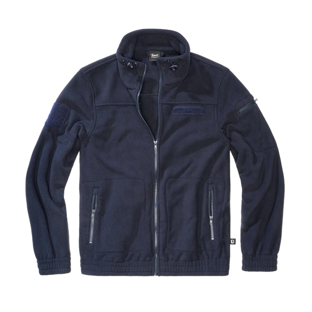 Brandit - Fleece Combat Jacket - Dark blue